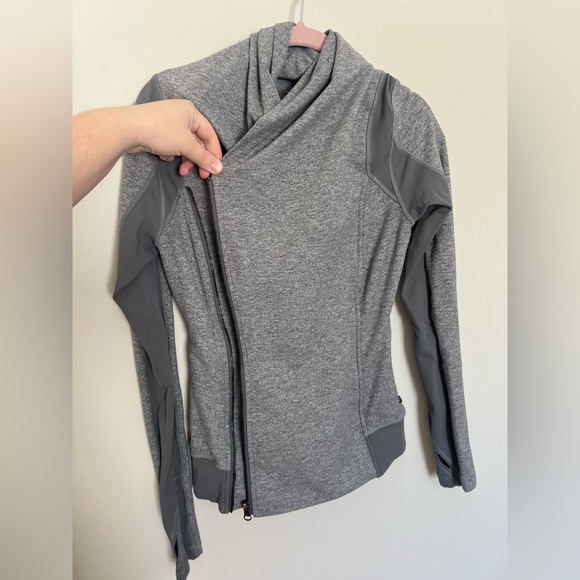 lululemon athletica Jackets & Blazers - Lululemon gray wrap zip up jacket